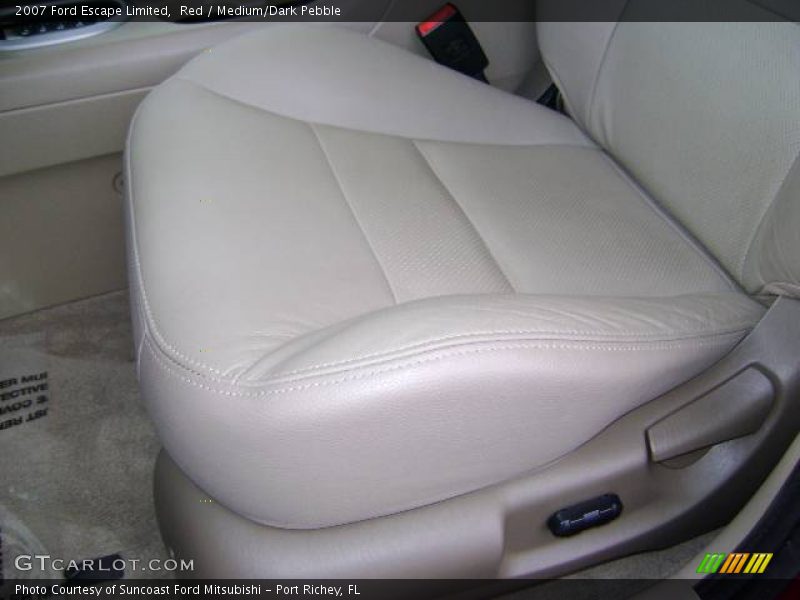Red / Medium/Dark Pebble 2007 Ford Escape Limited