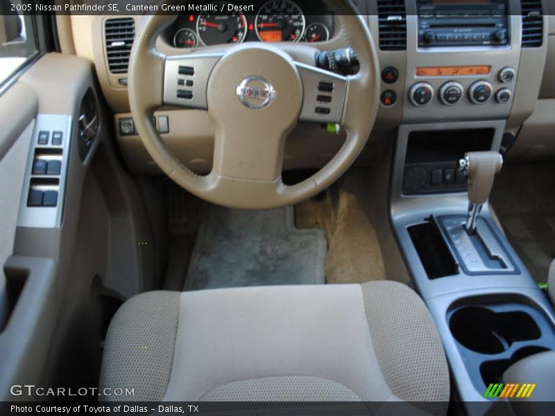 Canteen Green Metallic / Desert 2005 Nissan Pathfinder SE