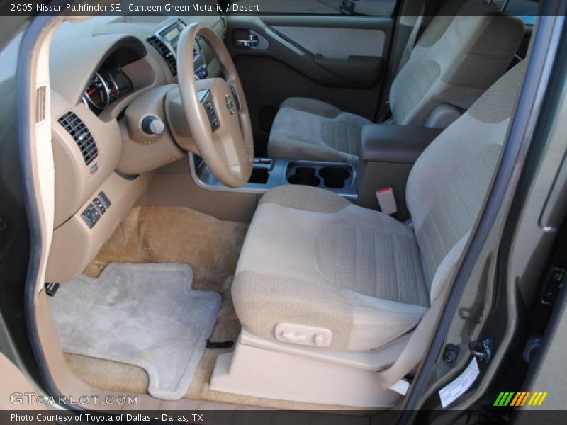 Canteen Green Metallic / Desert 2005 Nissan Pathfinder SE