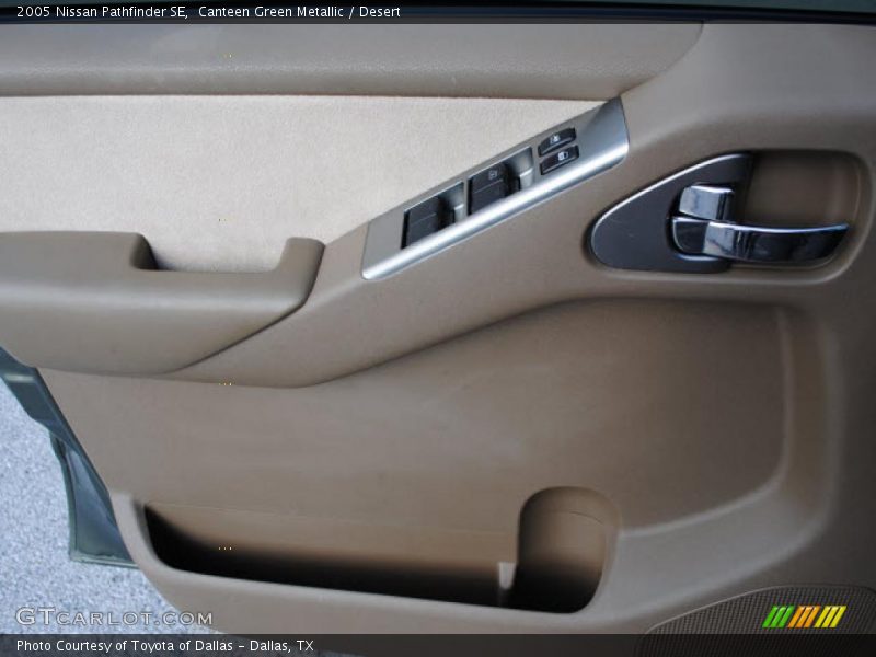 Canteen Green Metallic / Desert 2005 Nissan Pathfinder SE