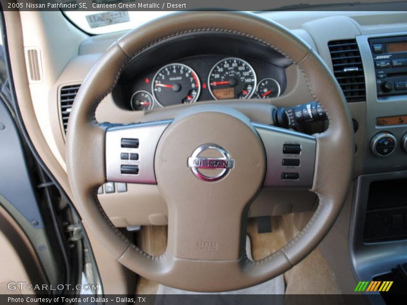 Canteen Green Metallic / Desert 2005 Nissan Pathfinder SE