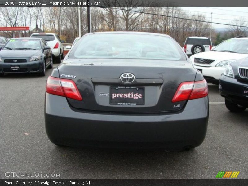 Magnetic Gray Metallic / Ash 2008 Toyota Camry LE