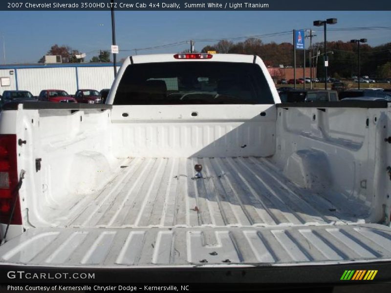 Summit White / Light Titanium 2007 Chevrolet Silverado 3500HD LTZ Crew Cab 4x4 Dually