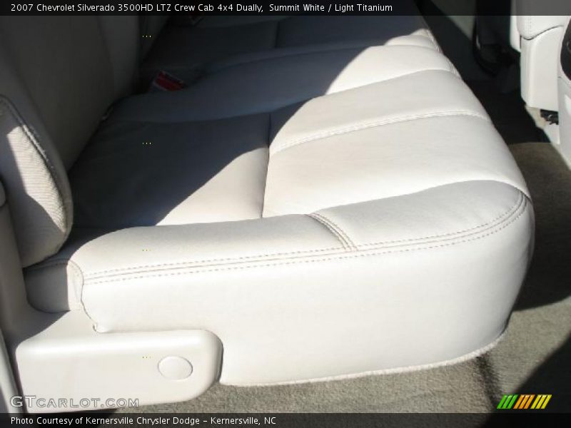 Summit White / Light Titanium 2007 Chevrolet Silverado 3500HD LTZ Crew Cab 4x4 Dually