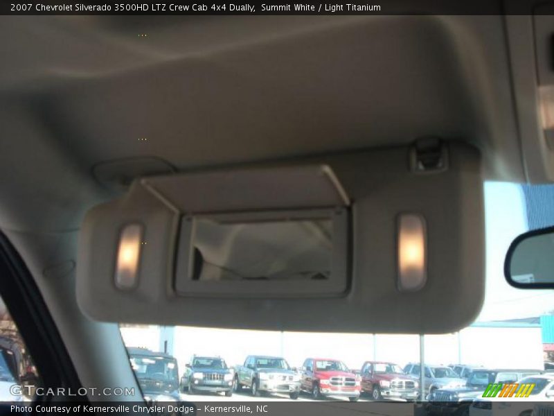 Summit White / Light Titanium 2007 Chevrolet Silverado 3500HD LTZ Crew Cab 4x4 Dually