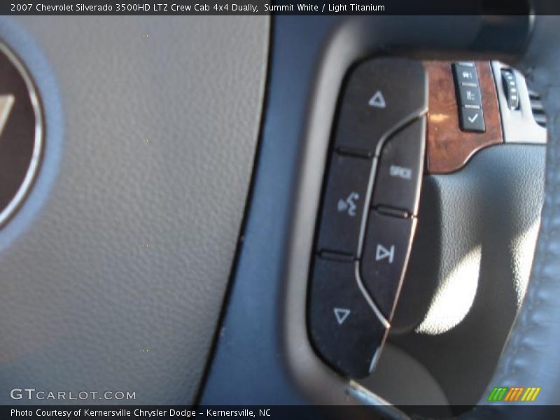 Summit White / Light Titanium 2007 Chevrolet Silverado 3500HD LTZ Crew Cab 4x4 Dually