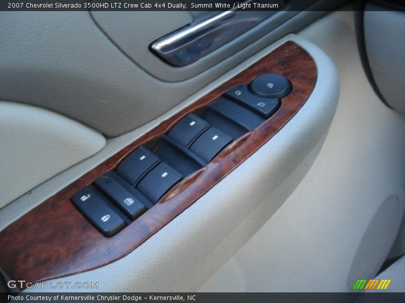 Summit White / Light Titanium 2007 Chevrolet Silverado 3500HD LTZ Crew Cab 4x4 Dually