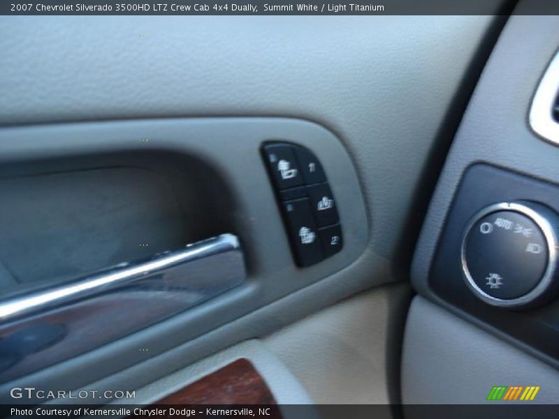 Summit White / Light Titanium 2007 Chevrolet Silverado 3500HD LTZ Crew Cab 4x4 Dually