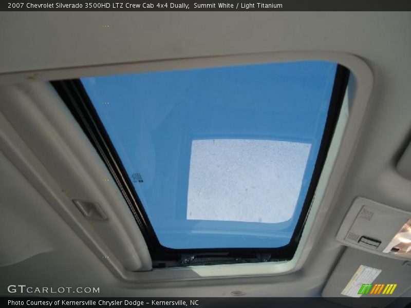 Summit White / Light Titanium 2007 Chevrolet Silverado 3500HD LTZ Crew Cab 4x4 Dually