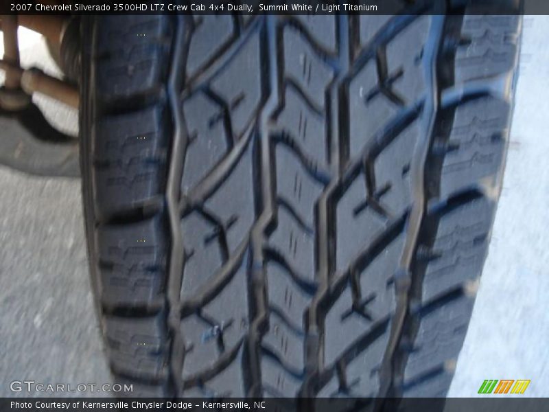 Summit White / Light Titanium 2007 Chevrolet Silverado 3500HD LTZ Crew Cab 4x4 Dually