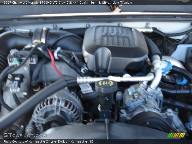 Summit White / Light Titanium 2007 Chevrolet Silverado 3500HD LTZ Crew Cab 4x4 Dually