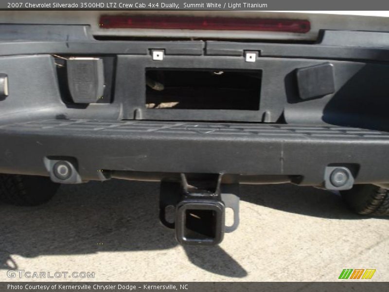 Summit White / Light Titanium 2007 Chevrolet Silverado 3500HD LTZ Crew Cab 4x4 Dually