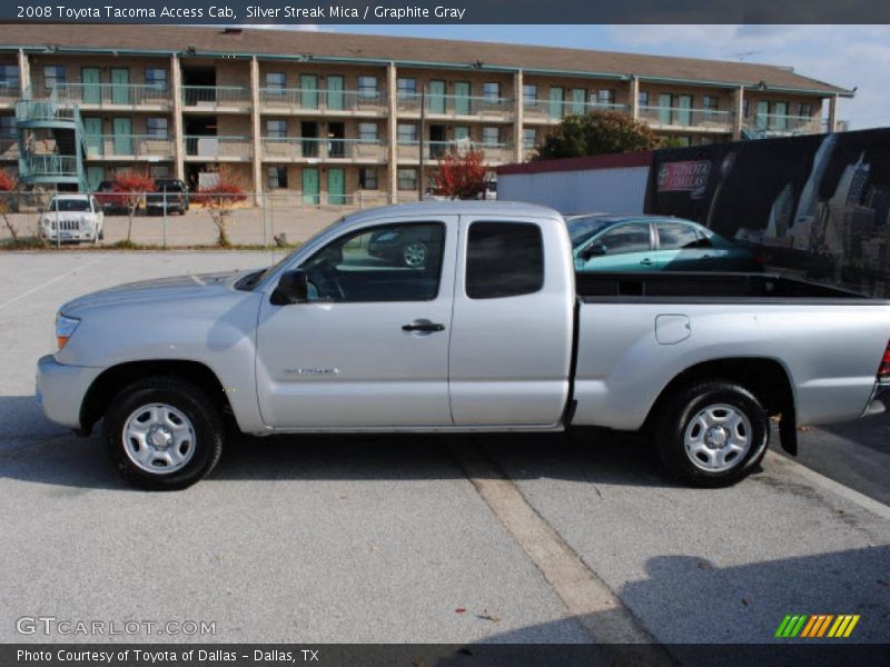 Silver Streak Mica / Graphite Gray 2008 Toyota Tacoma Access Cab