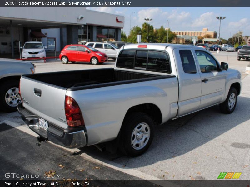 Silver Streak Mica / Graphite Gray 2008 Toyota Tacoma Access Cab