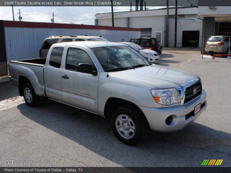 Silver Streak Mica / Graphite Gray 2008 Toyota Tacoma Access Cab