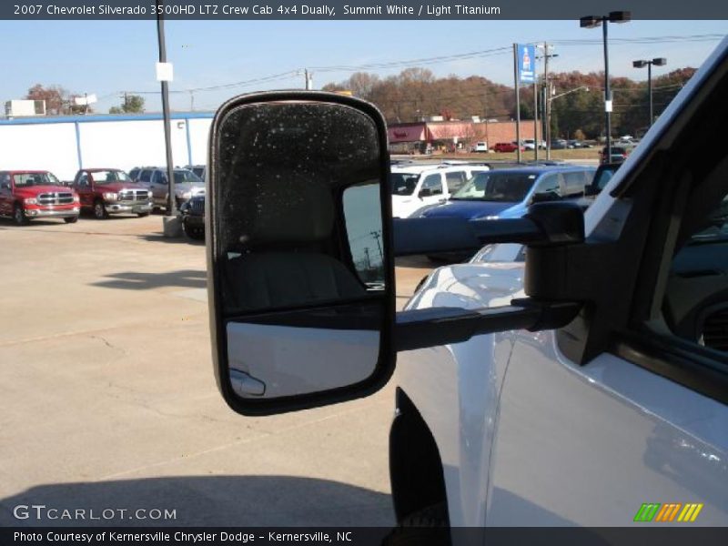 Summit White / Light Titanium 2007 Chevrolet Silverado 3500HD LTZ Crew Cab 4x4 Dually