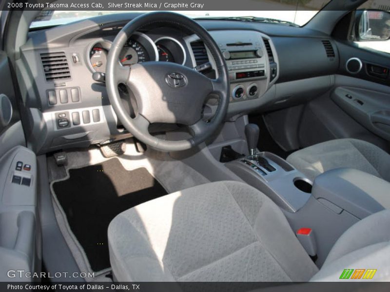 Silver Streak Mica / Graphite Gray 2008 Toyota Tacoma Access Cab