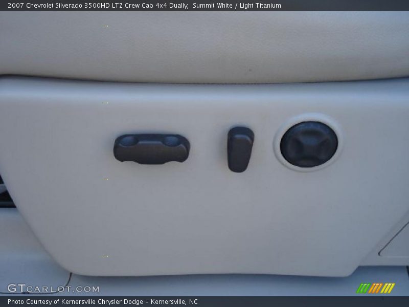 Summit White / Light Titanium 2007 Chevrolet Silverado 3500HD LTZ Crew Cab 4x4 Dually