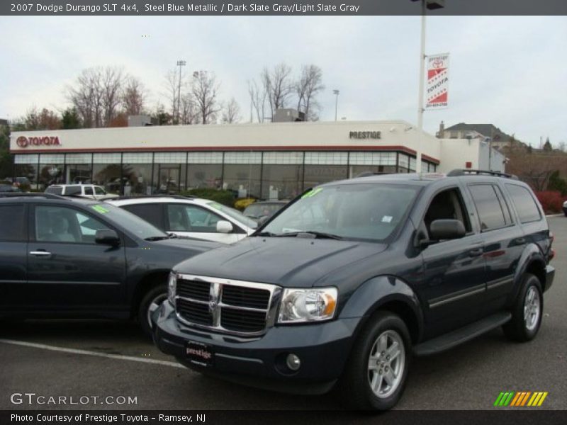 Steel Blue Metallic / Dark Slate Gray/Light Slate Gray 2007 Dodge Durango SLT 4x4