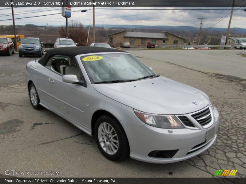 Front 3/4 View of 2008 9-3 2.0T Convertible