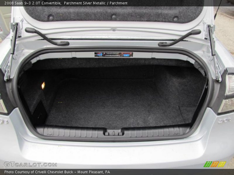  2008 9-3 2.0T Convertible Trunk