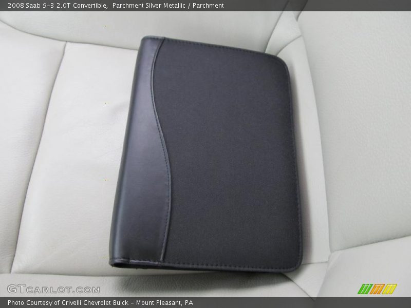 Parchment Silver Metallic / Parchment 2008 Saab 9-3 2.0T Convertible