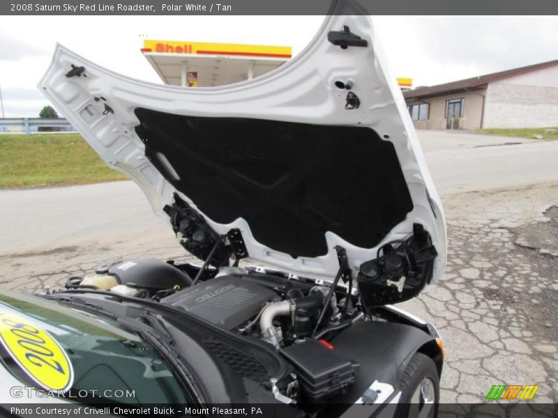 Polar White / Tan 2008 Saturn Sky Red Line Roadster