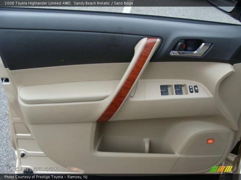 Sandy Beach Metallic / Sand Beige 2008 Toyota Highlander Limited 4WD