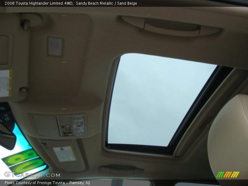 Sandy Beach Metallic / Sand Beige 2008 Toyota Highlander Limited 4WD