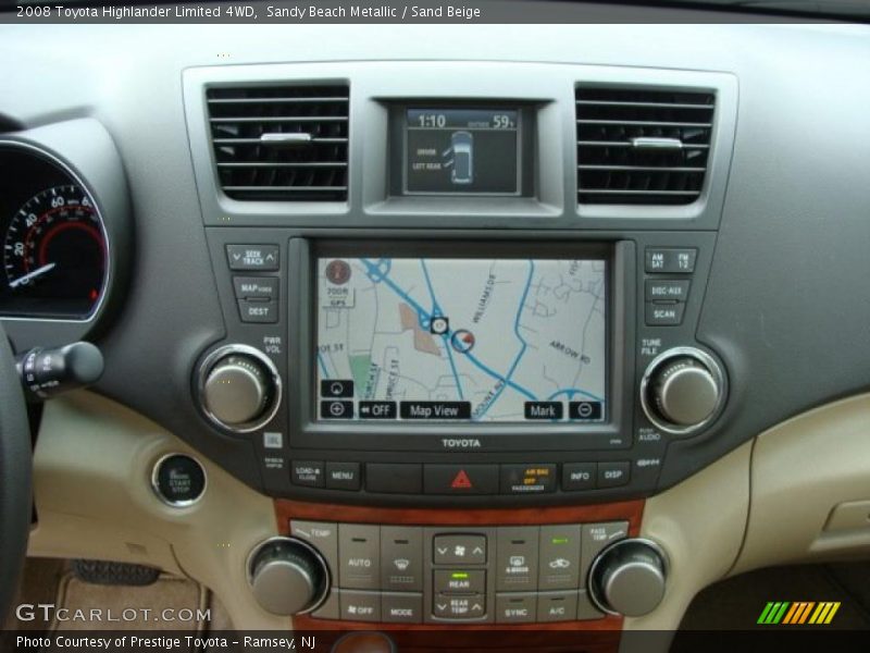 Sandy Beach Metallic / Sand Beige 2008 Toyota Highlander Limited 4WD