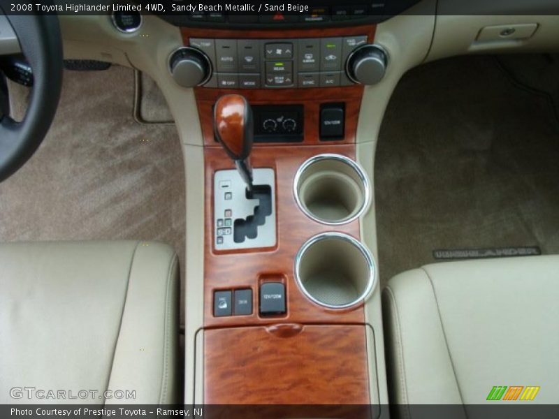 Sandy Beach Metallic / Sand Beige 2008 Toyota Highlander Limited 4WD