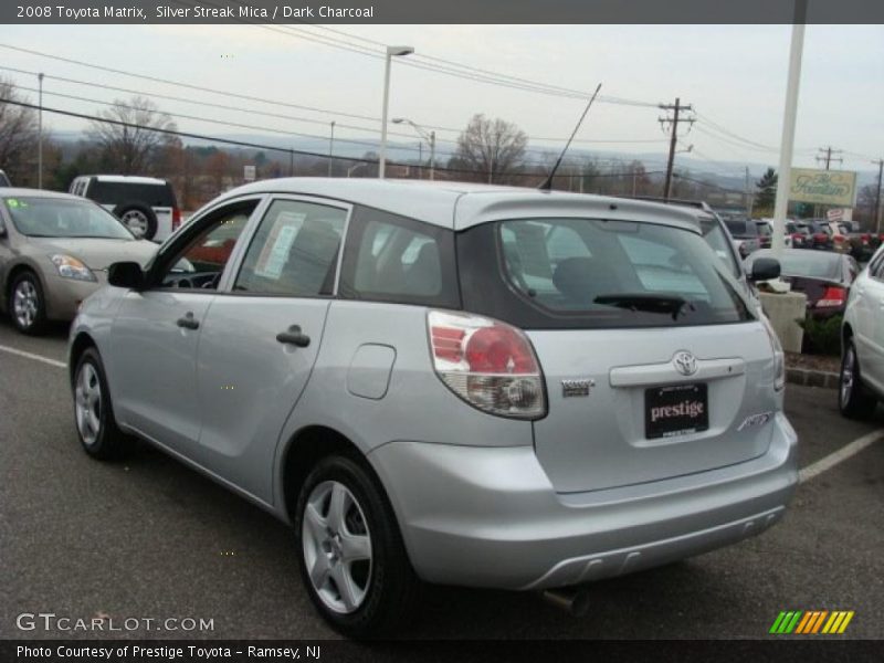 Silver Streak Mica / Dark Charcoal 2008 Toyota Matrix