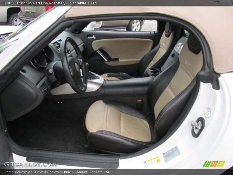  2008 Sky Red Line Roadster Tan Interior