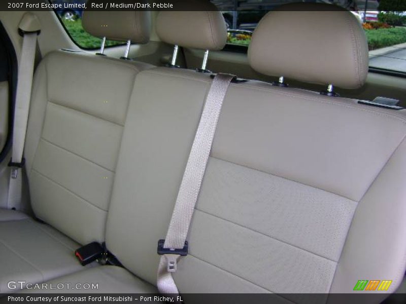 Red / Medium/Dark Pebble 2007 Ford Escape Limited