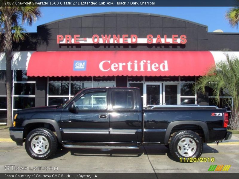 Black / Dark Charcoal 2007 Chevrolet Silverado 1500 Classic Z71 Extended Cab 4x4