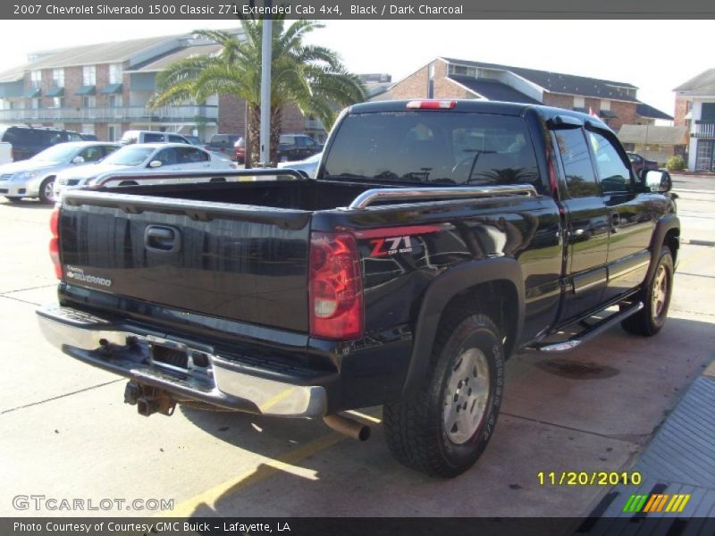 Black / Dark Charcoal 2007 Chevrolet Silverado 1500 Classic Z71 Extended Cab 4x4