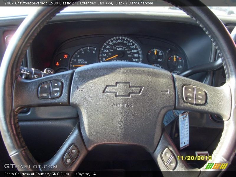 Black / Dark Charcoal 2007 Chevrolet Silverado 1500 Classic Z71 Extended Cab 4x4