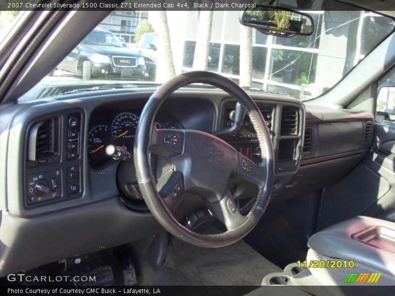 Black / Dark Charcoal 2007 Chevrolet Silverado 1500 Classic Z71 Extended Cab 4x4