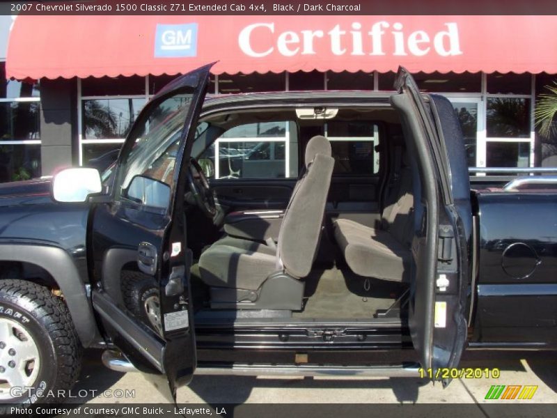 Black / Dark Charcoal 2007 Chevrolet Silverado 1500 Classic Z71 Extended Cab 4x4