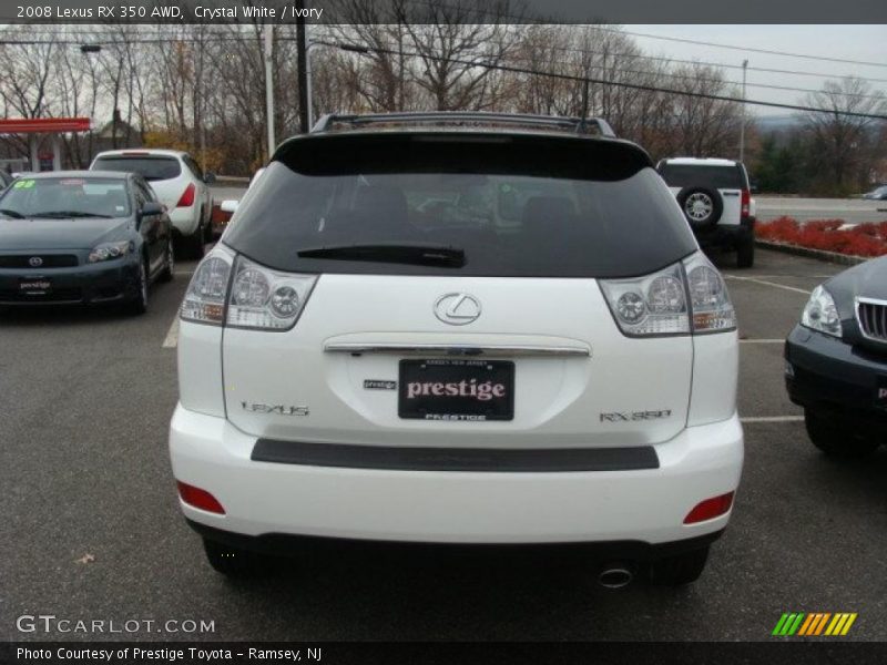 Crystal White / Ivory 2008 Lexus RX 350 AWD