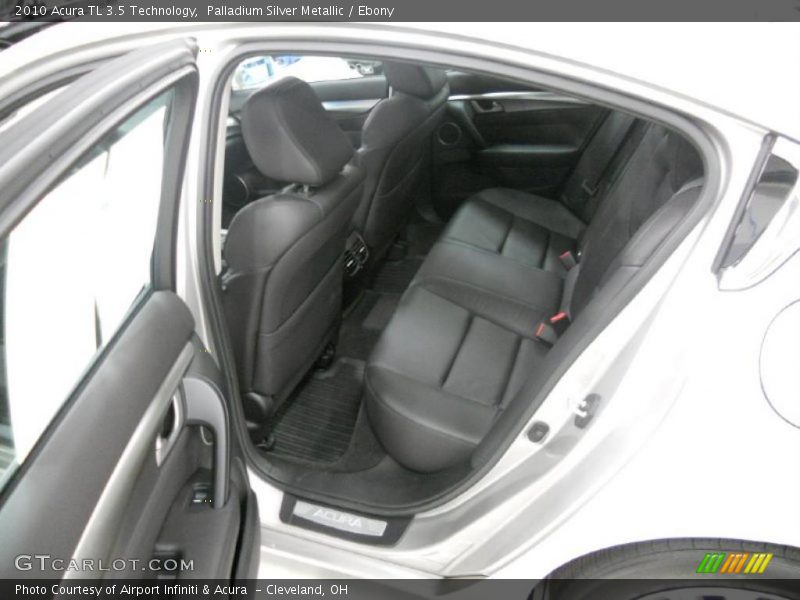 Palladium Silver Metallic / Ebony 2010 Acura TL 3.5 Technology