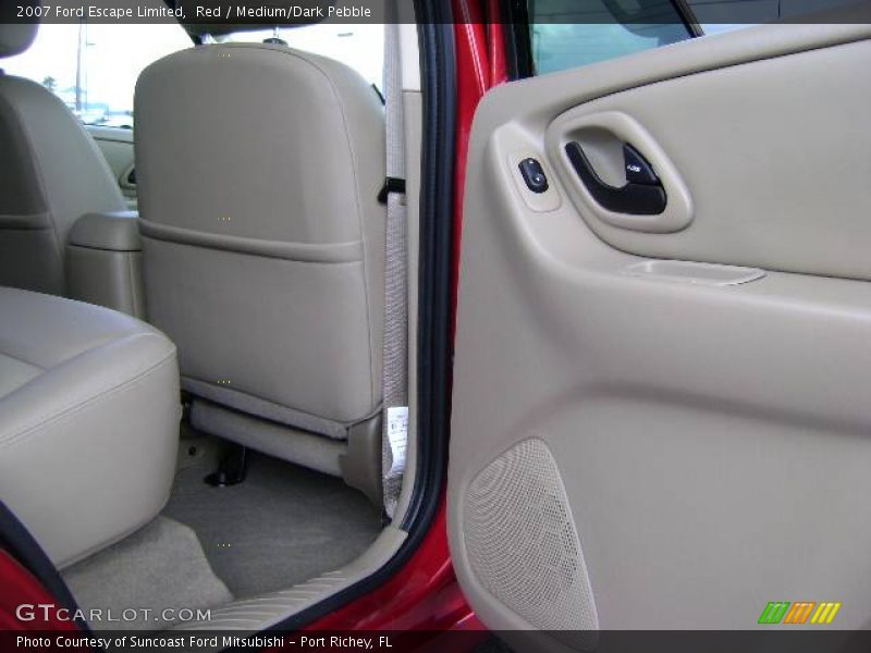 Red / Medium/Dark Pebble 2007 Ford Escape Limited