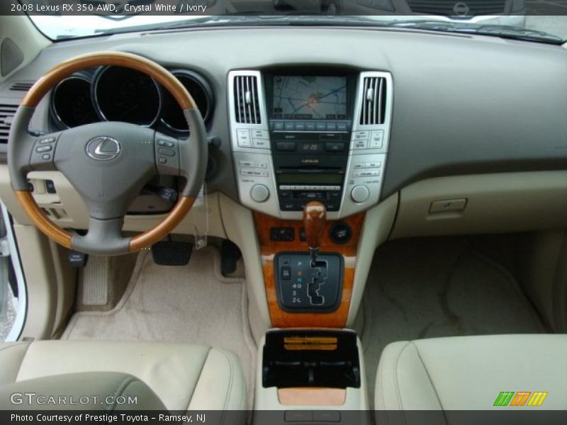 Crystal White / Ivory 2008 Lexus RX 350 AWD