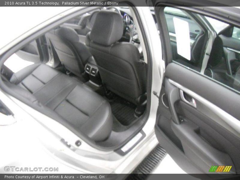 Palladium Silver Metallic / Ebony 2010 Acura TL 3.5 Technology