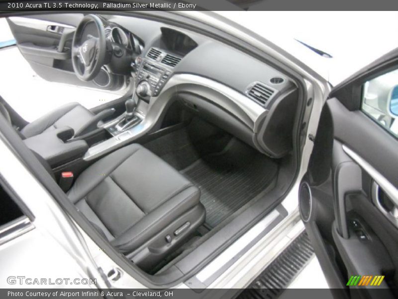 Palladium Silver Metallic / Ebony 2010 Acura TL 3.5 Technology