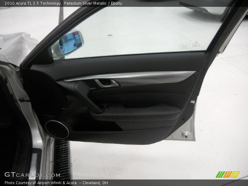 Palladium Silver Metallic / Ebony 2010 Acura TL 3.5 Technology
