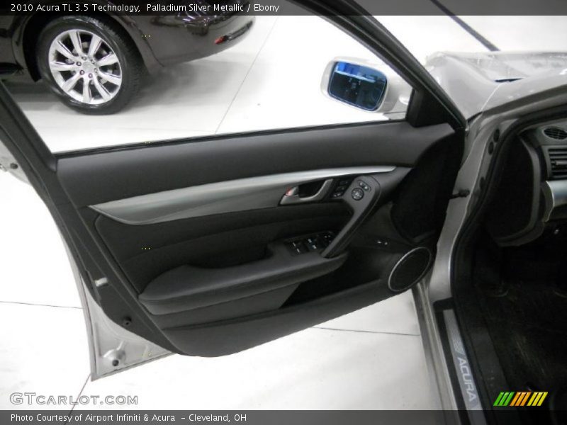 Palladium Silver Metallic / Ebony 2010 Acura TL 3.5 Technology