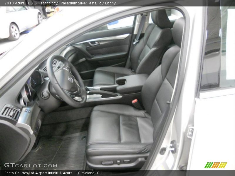 Palladium Silver Metallic / Ebony 2010 Acura TL 3.5 Technology