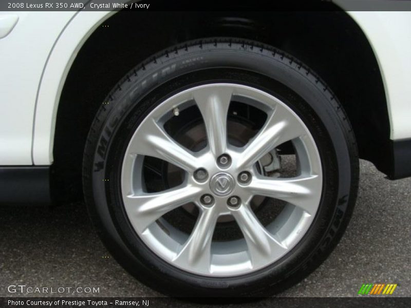 Crystal White / Ivory 2008 Lexus RX 350 AWD