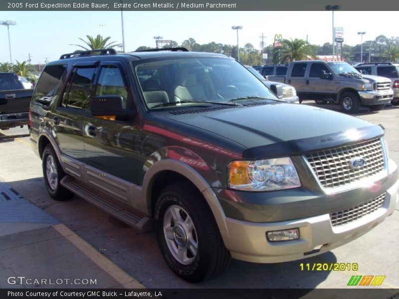 Estate Green Metallic / Medium Parchment 2005 Ford Expedition Eddie Bauer